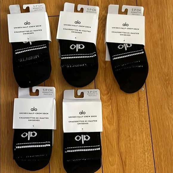 ALO Yoga | Accessories | Alo Yoga Black Athletic Socks For Performance Price  For Each | Poshmark